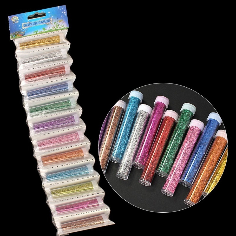 12 Farben Glitzer für Malerei, – Candle Making Event Bewertung und Preis
