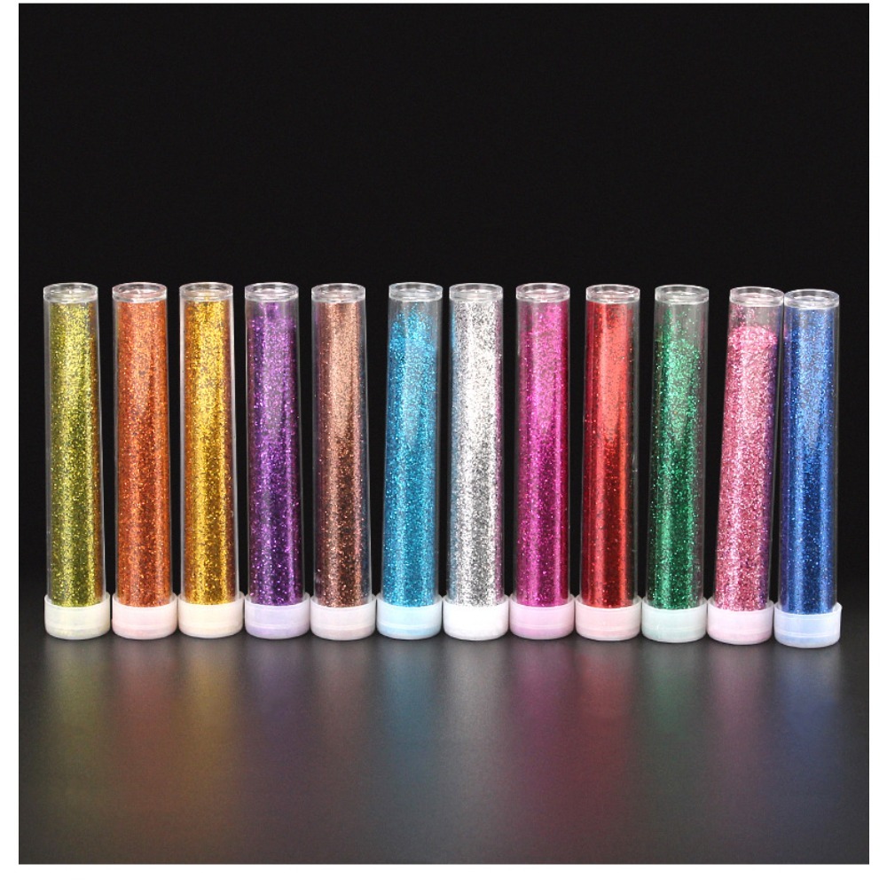 12 Farben Glitzer für Malerei, – Candle Making Event Bewertung und Preis