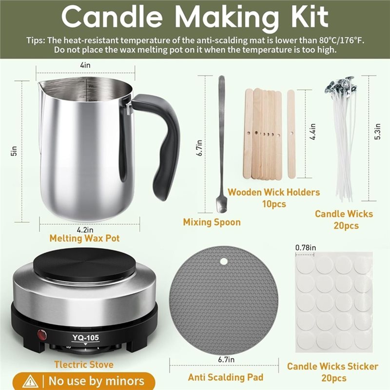 A96K-Kerzenherstellungsset mit – Candle Making Kit For Beginners Bewertung und Preis