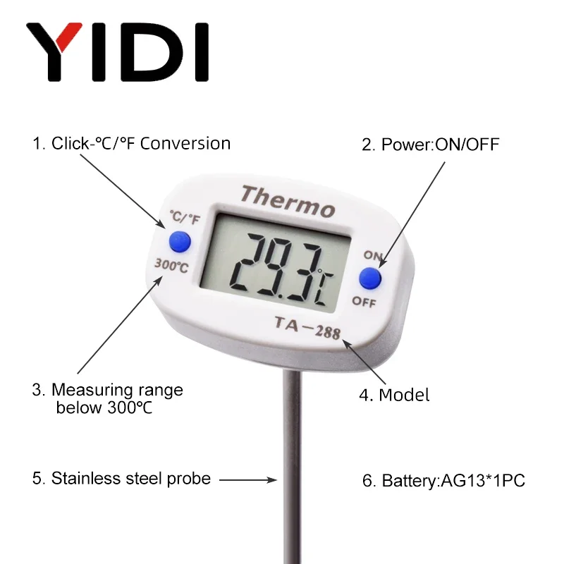 LCD Digital TA288 Lebensmittel – Candle Making Thermometer Bewertung und Preis