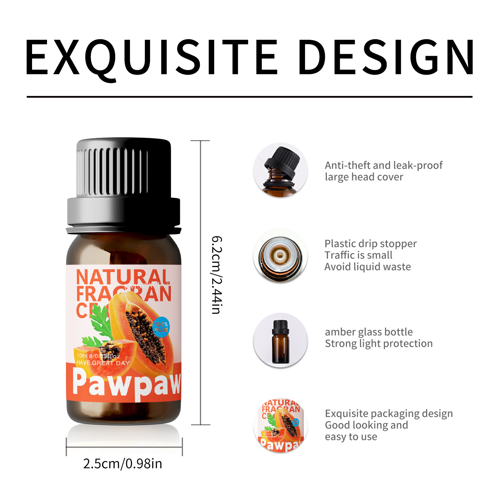 10 ml ätherisches Papayaöl mit – Candle Making Oil Scents Bewertung und Preis