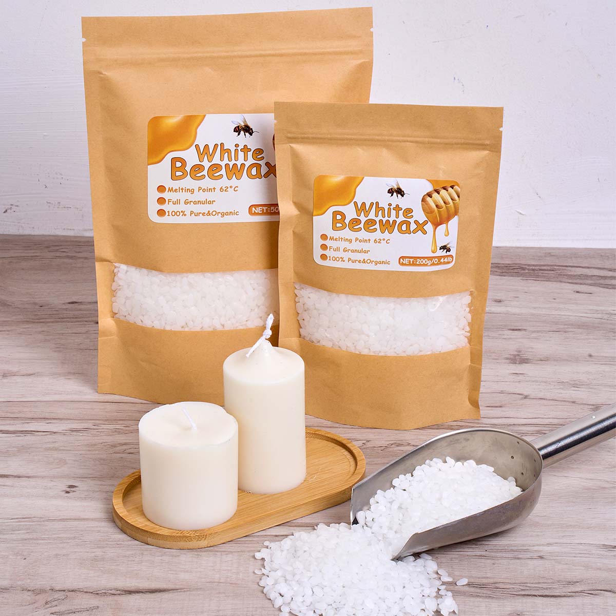1000 g weißes Bienenwachs, DIY – Candle Making Kit For Beginners Bewertung und Preis