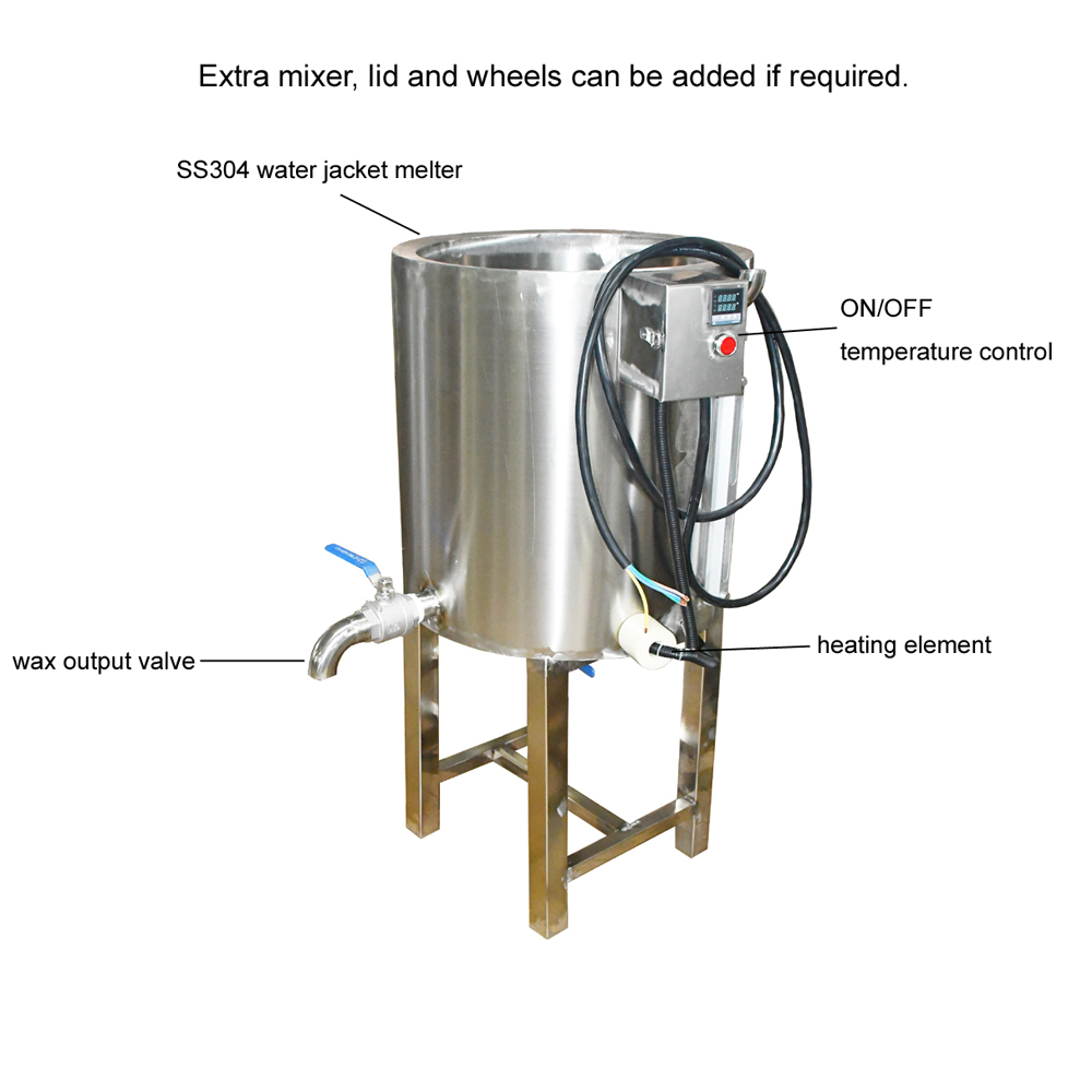 Elektrische 30KG Wachsschmelzm – Candle Making Machine Price Bewertung und Preis