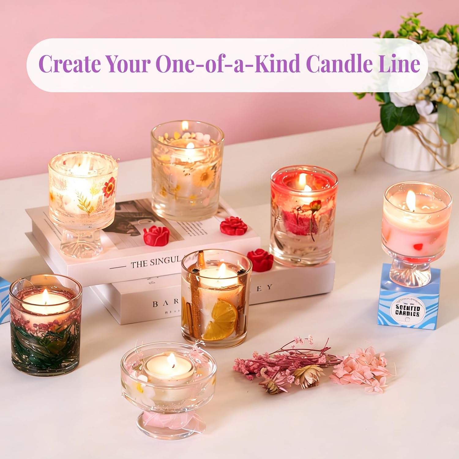 2-in-1 Soja- & Gelwachs DIY Ke – Candle Making Kit For Beginners Bewertung und Preis